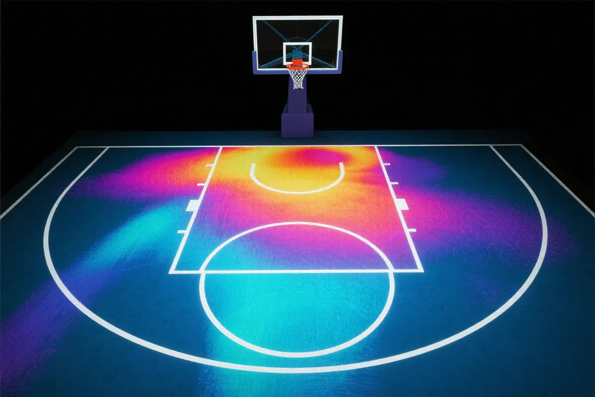 篮球赛场数据可视化预览