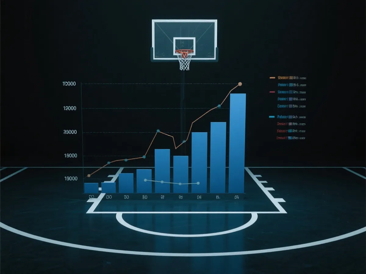 趋势可视化示意图